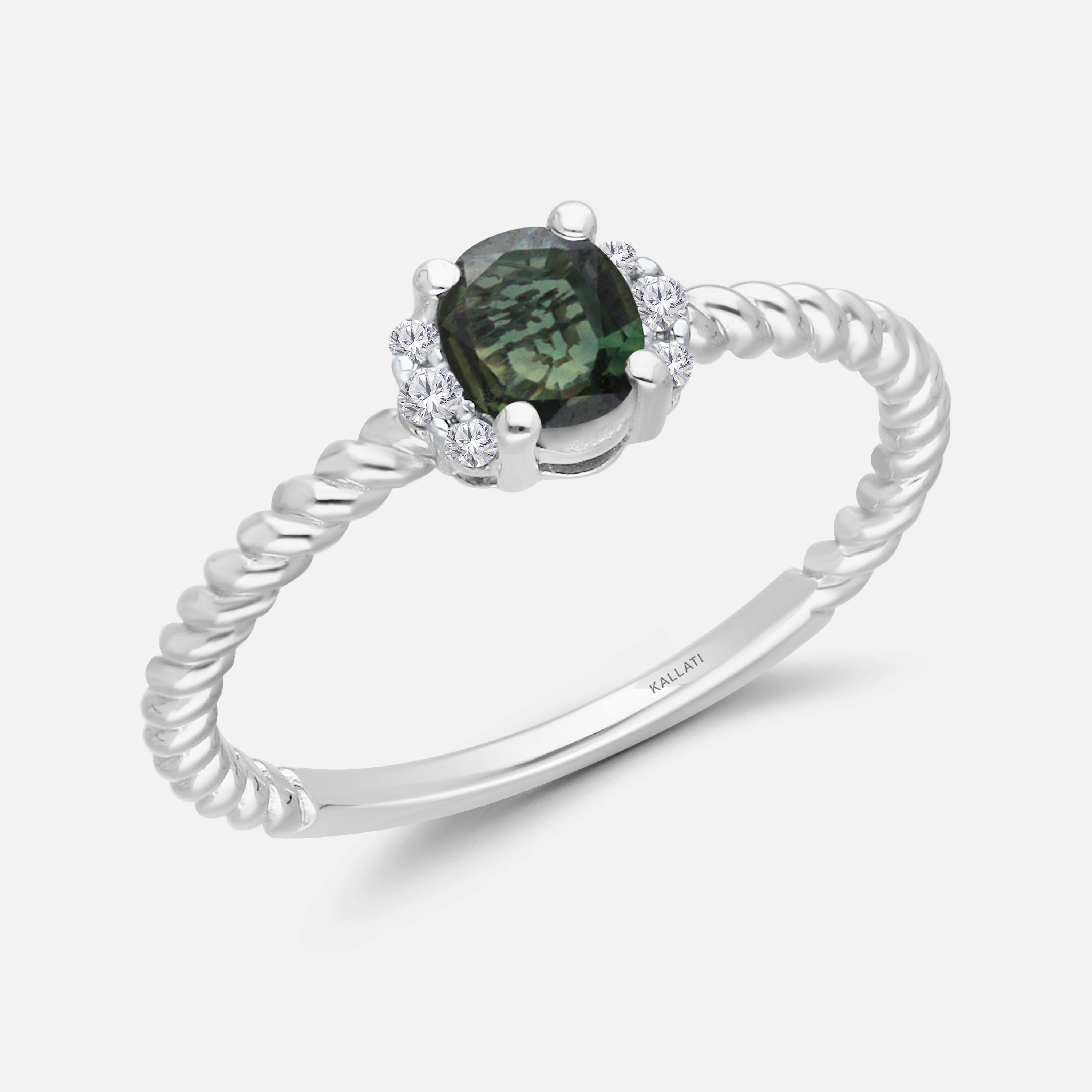 Green Goddess Stacking Ring