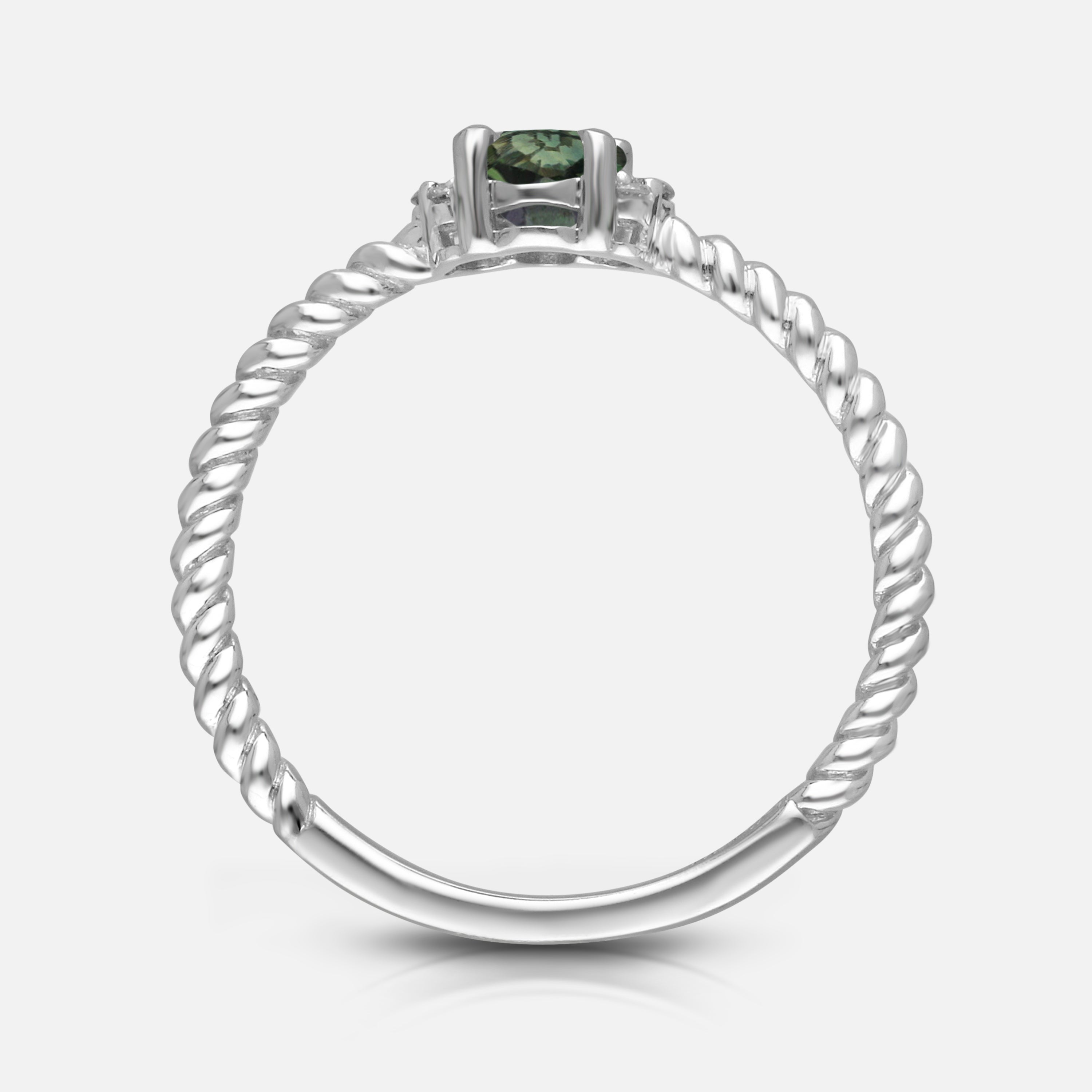 Green Goddess Stacking Ring