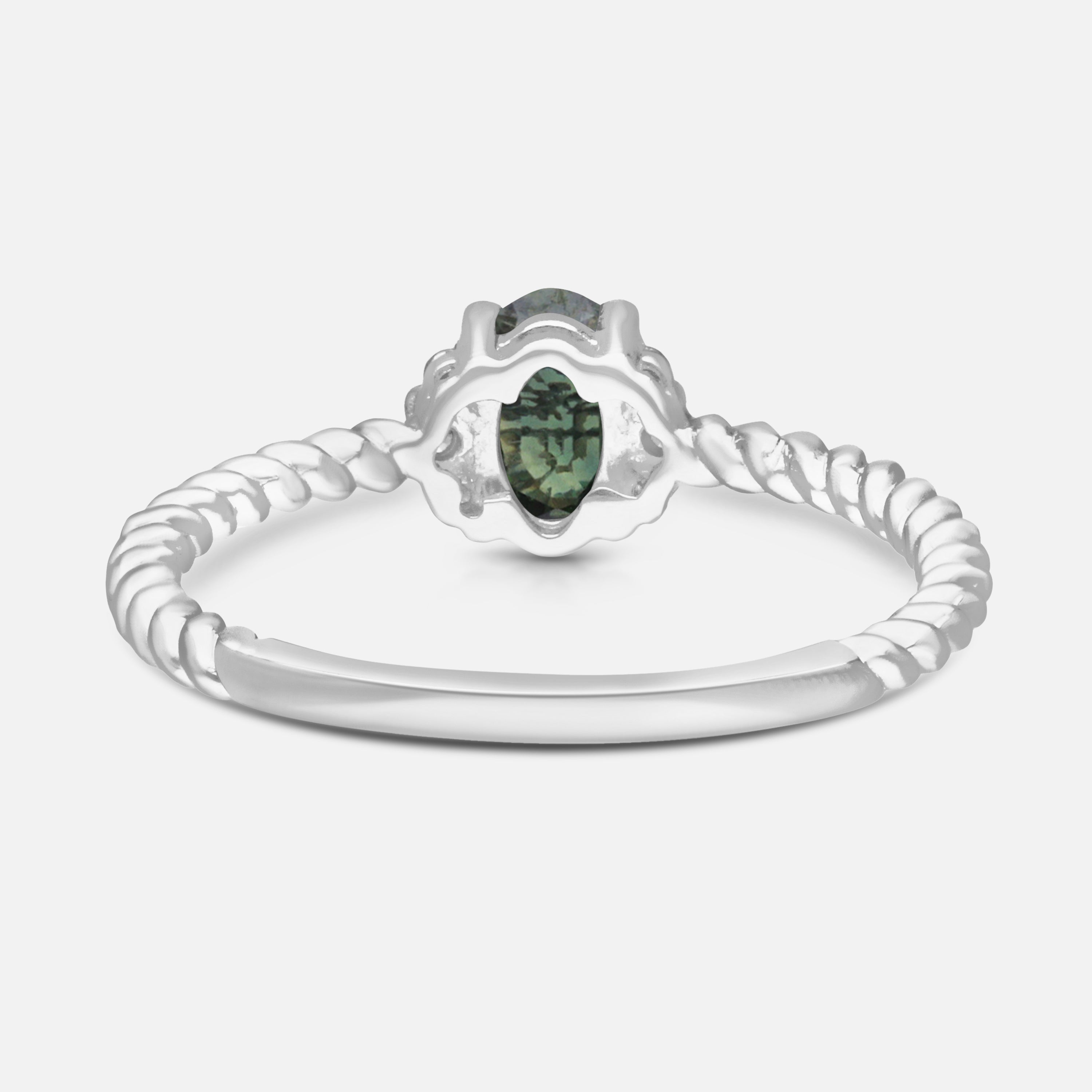 Green Goddess Stacking Ring