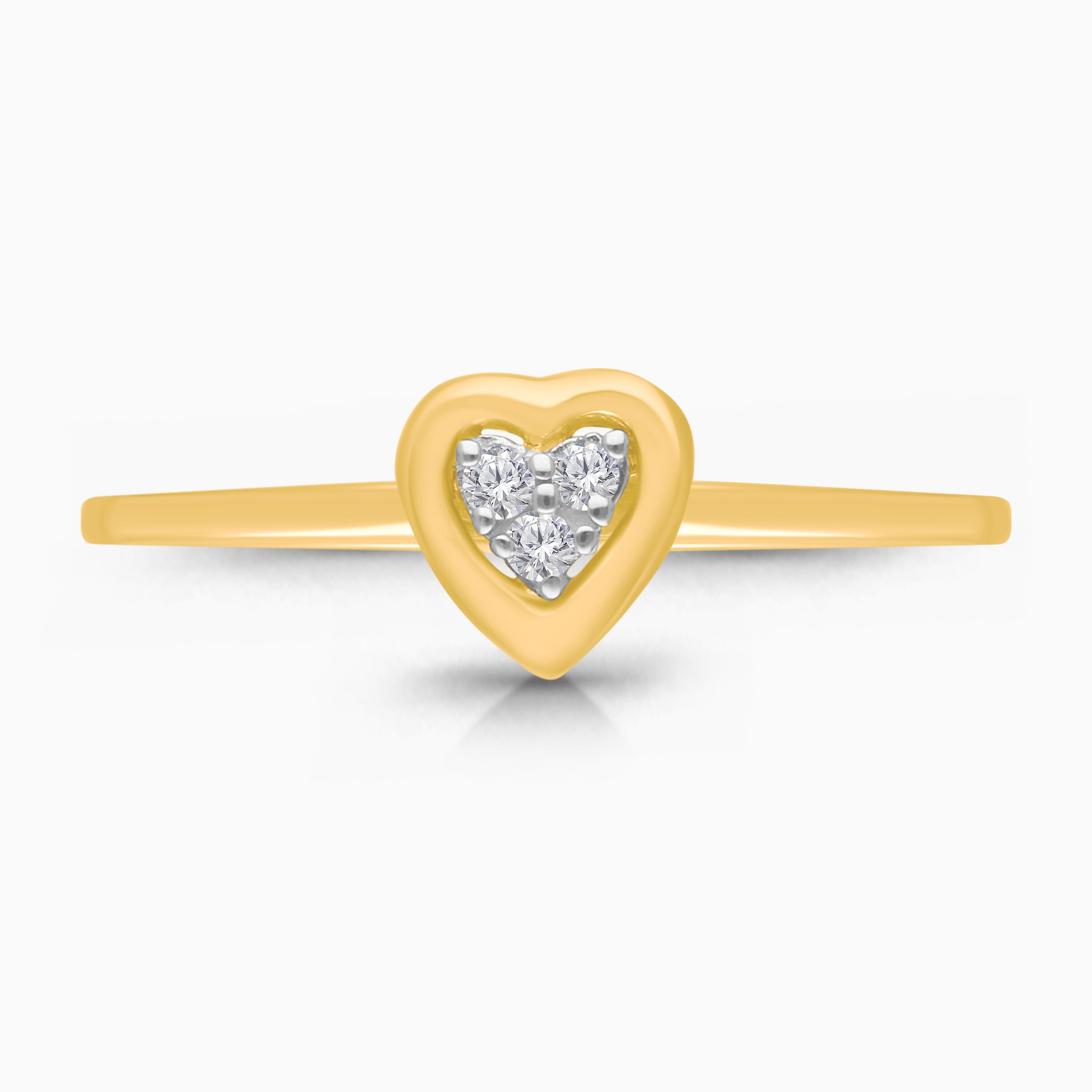 Petite Heart Diamond Ring