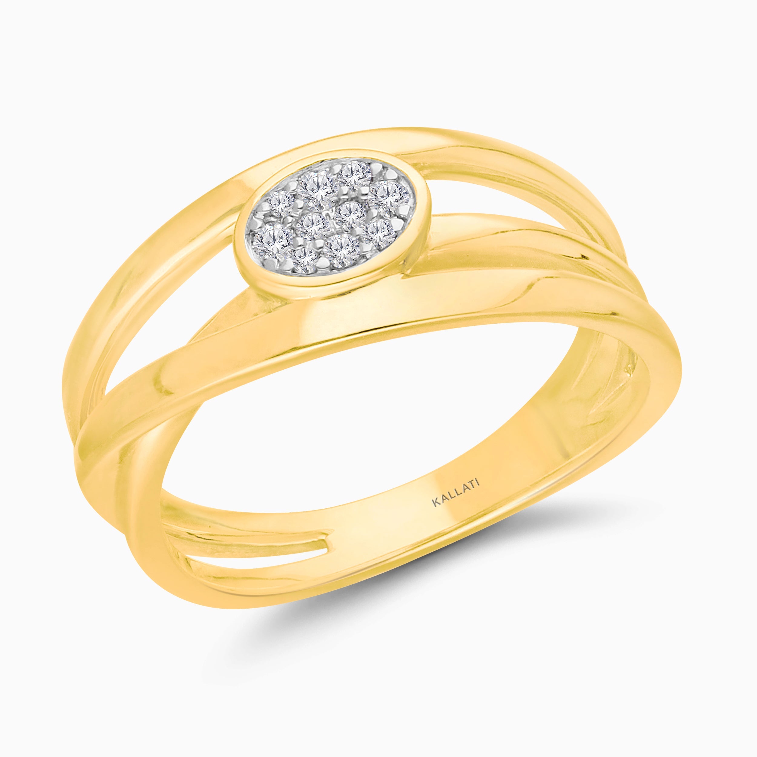Yellow Gold Diamond Bold Gold Ring (Images pending) BOLD GOLD