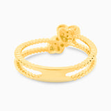 Inverse Diamond Heart Ring