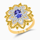 Renaissance Bold Floral Ring