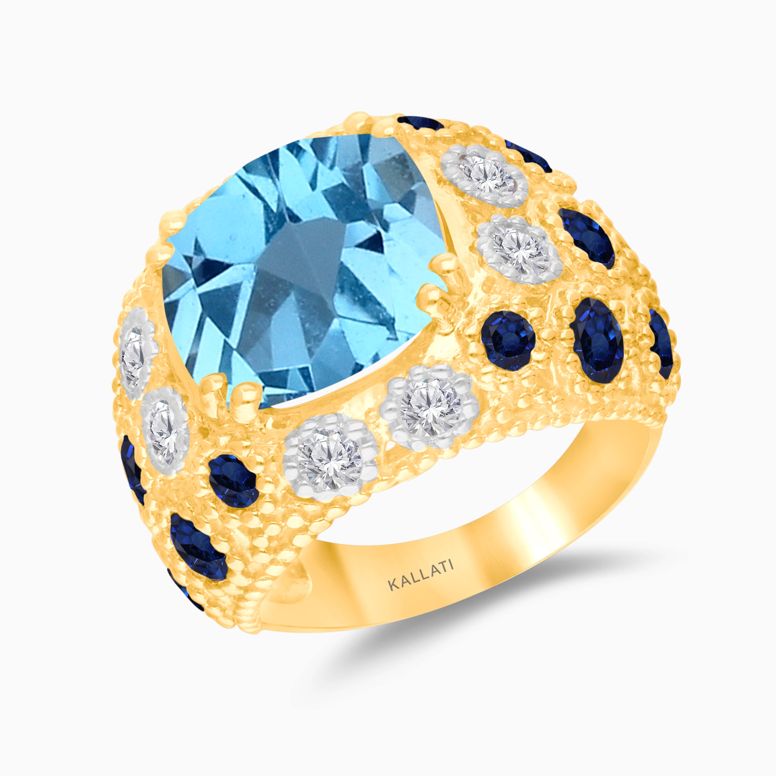 Royalty Blue Topaz Ring