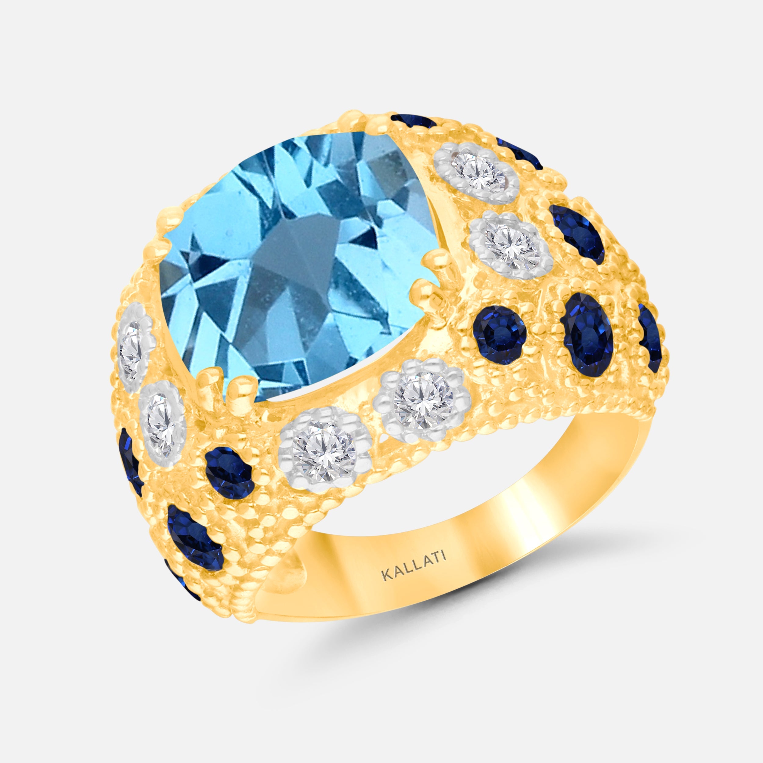 Royalty Blue Topaz Ring BLUE TOPAZ