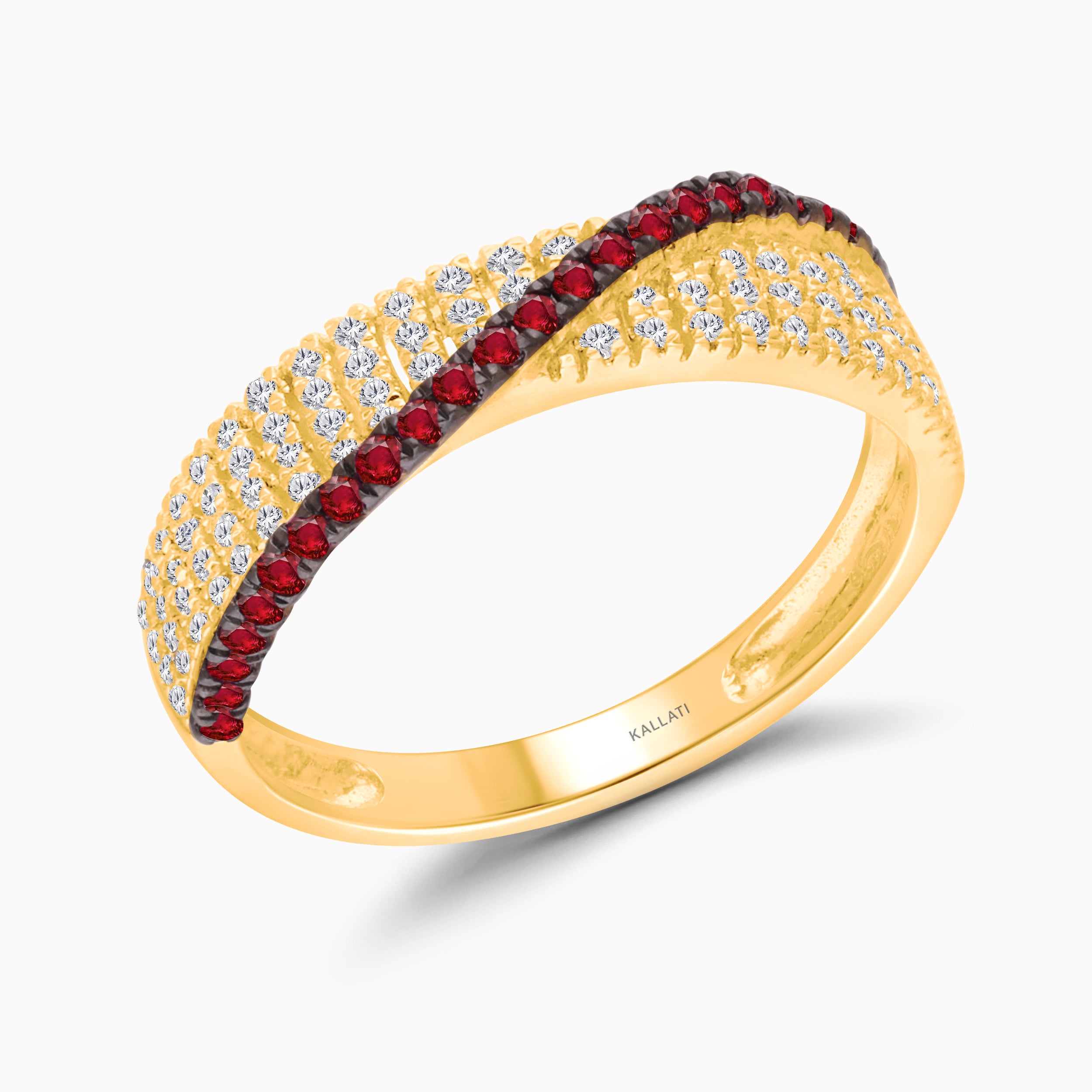 Ruby Veil Diamond Band