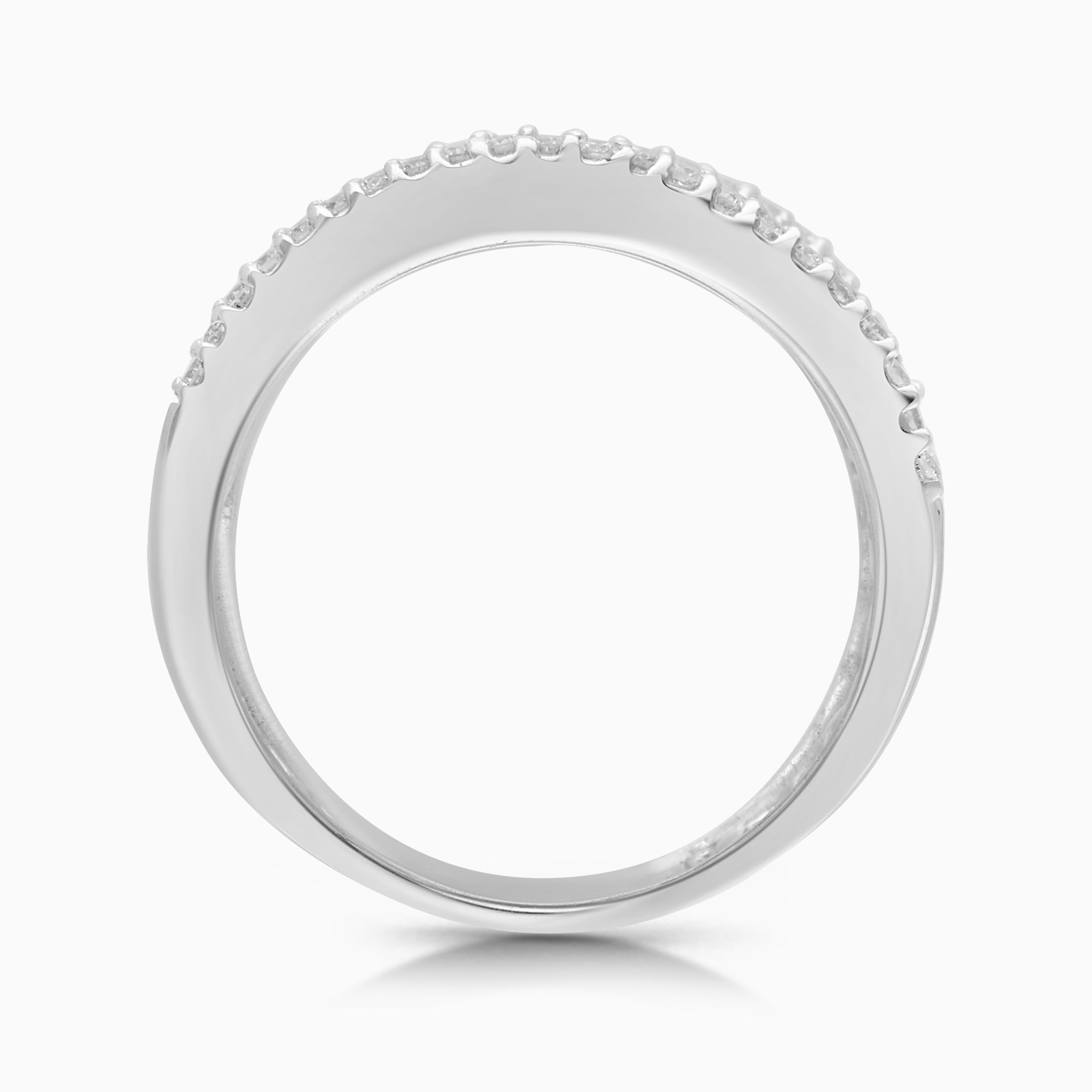Sculpted Sky Diamond Band