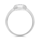 Bubble Diamond Solitaire Ring