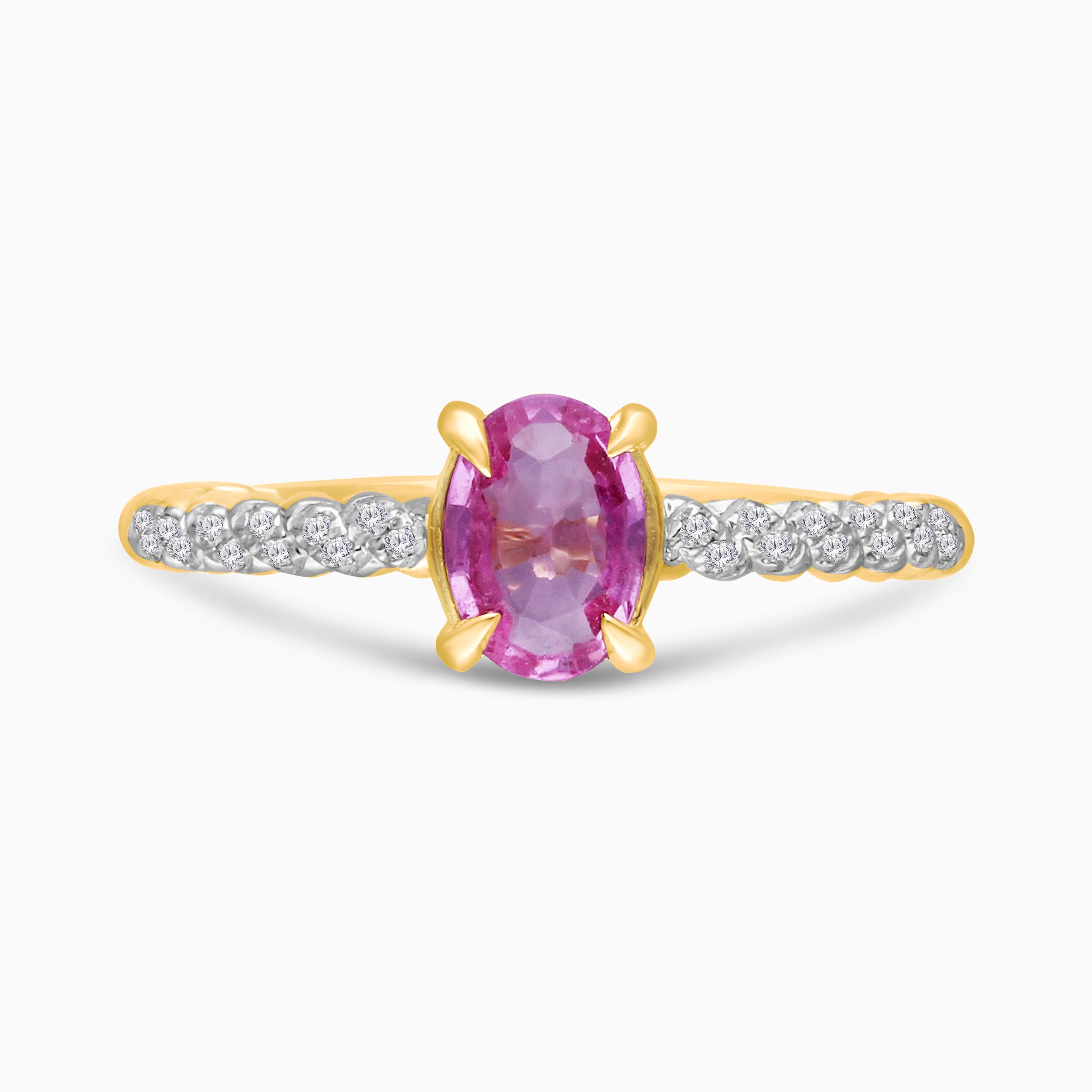 Pretty in Pink Diamond Ring