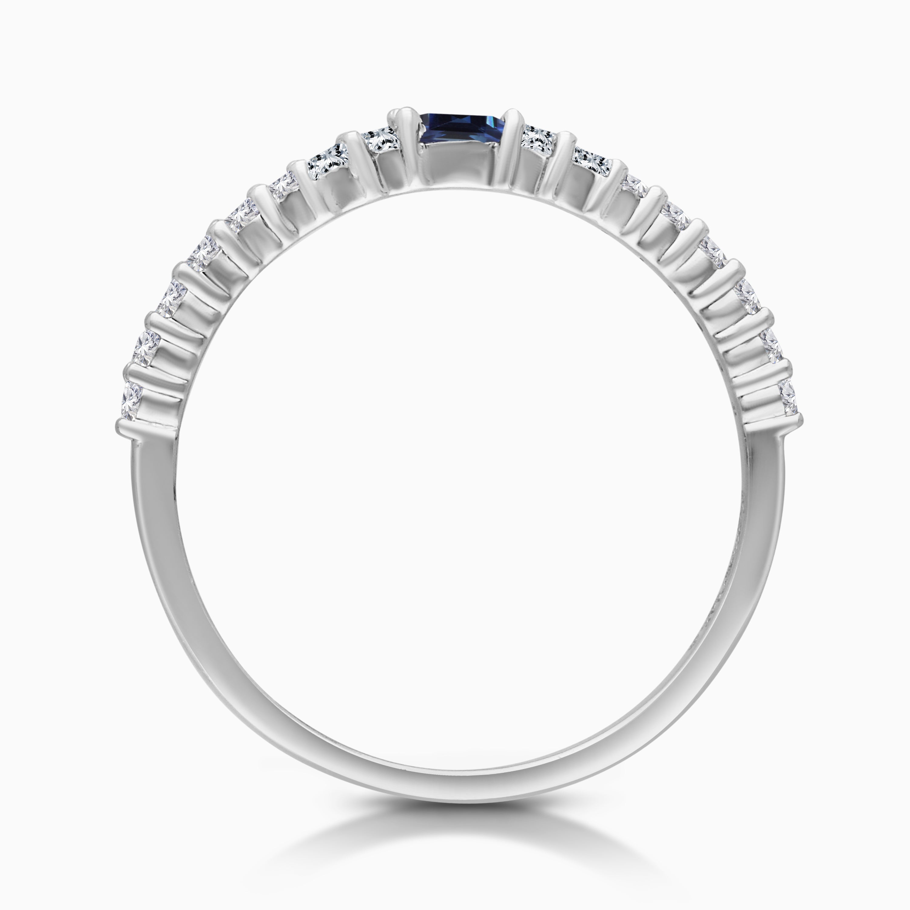 Bluebell Diamond & Sapphire Band