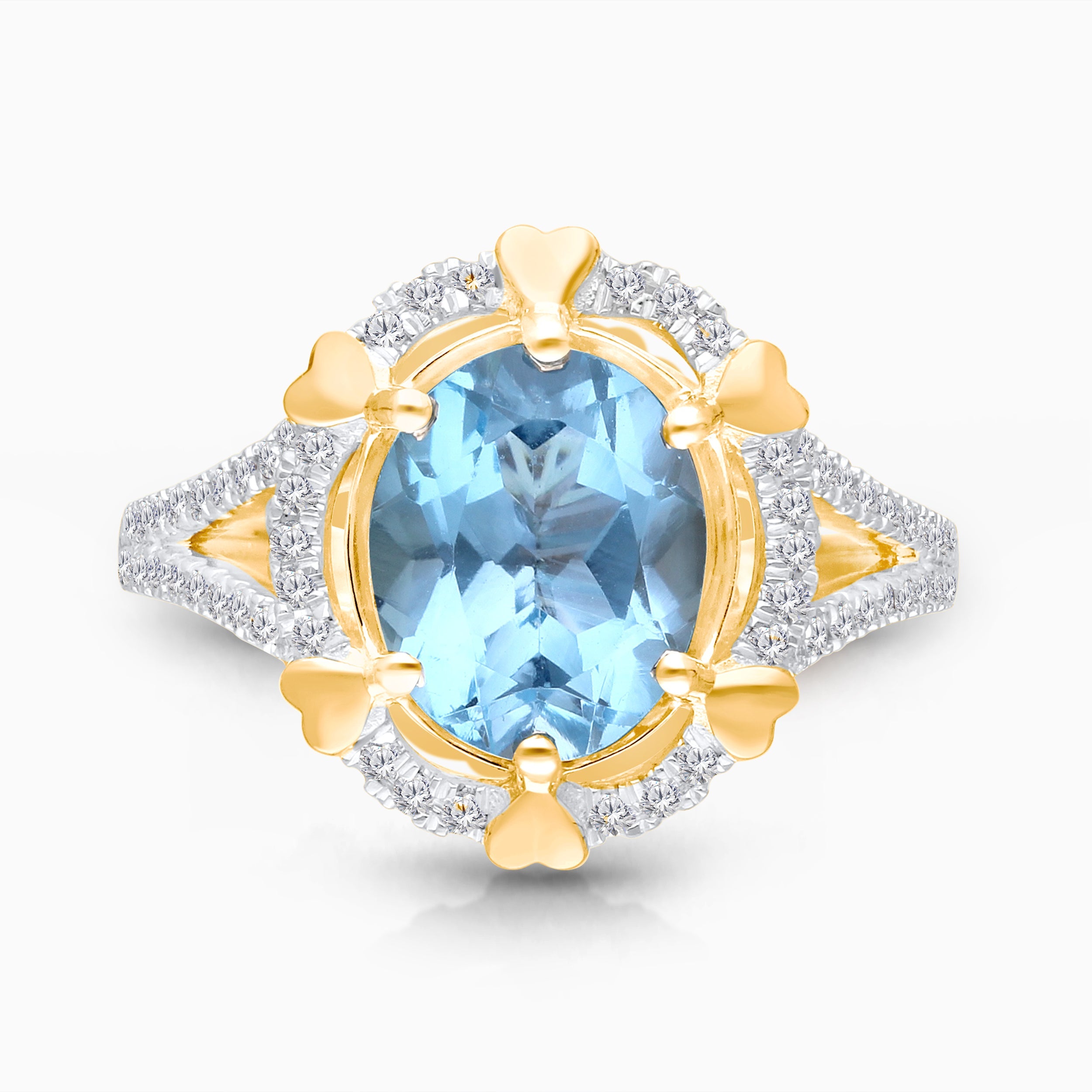 Lead to Your Heart Blue Topaz Ring
