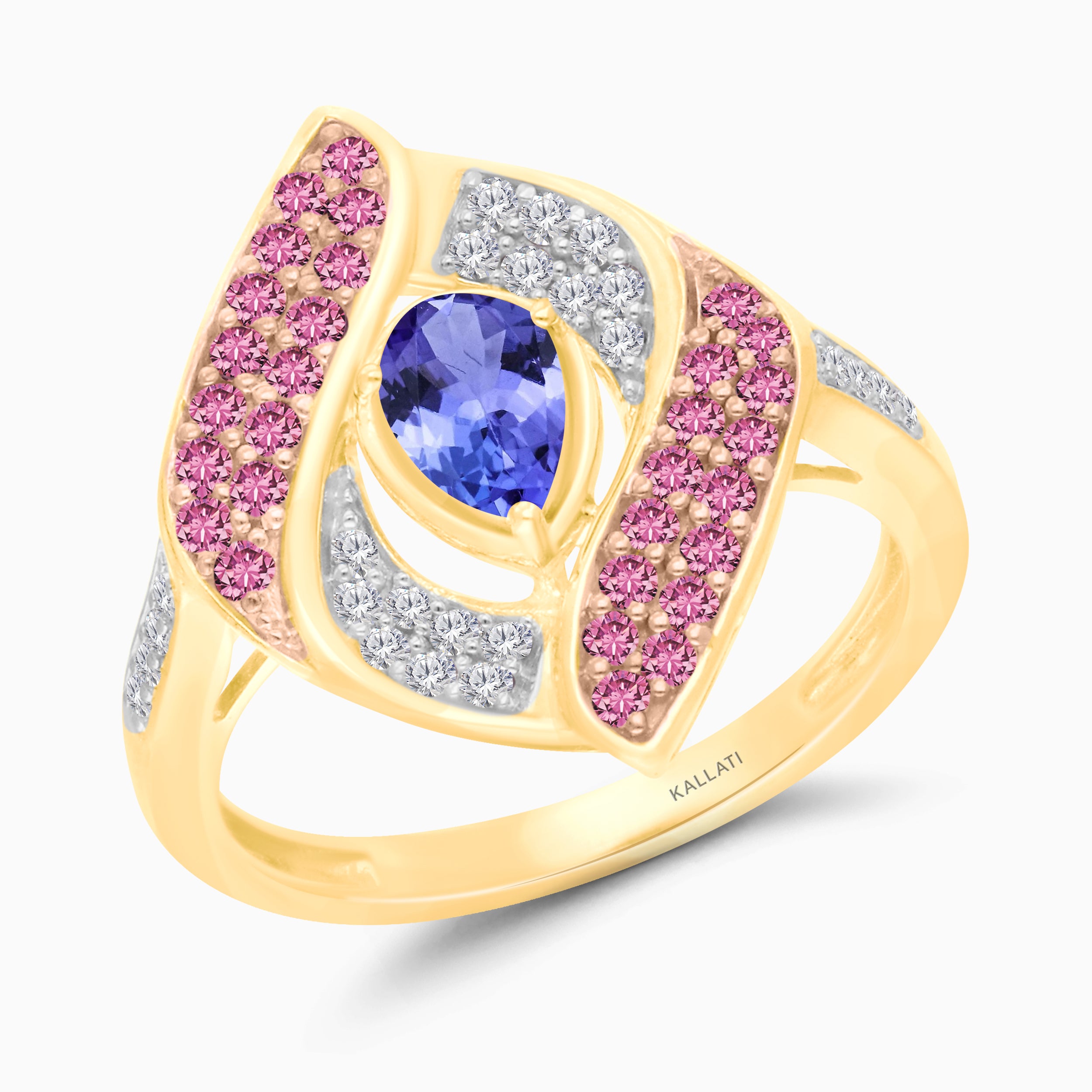 Wrapped In Ribbons Tanzanite Ring