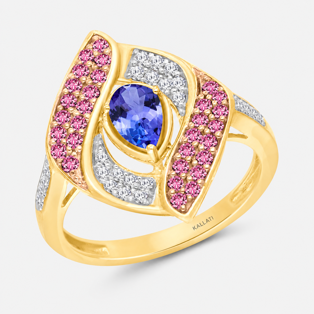 Wrapped In Ribbons Tanzanite Ring Tanzanite