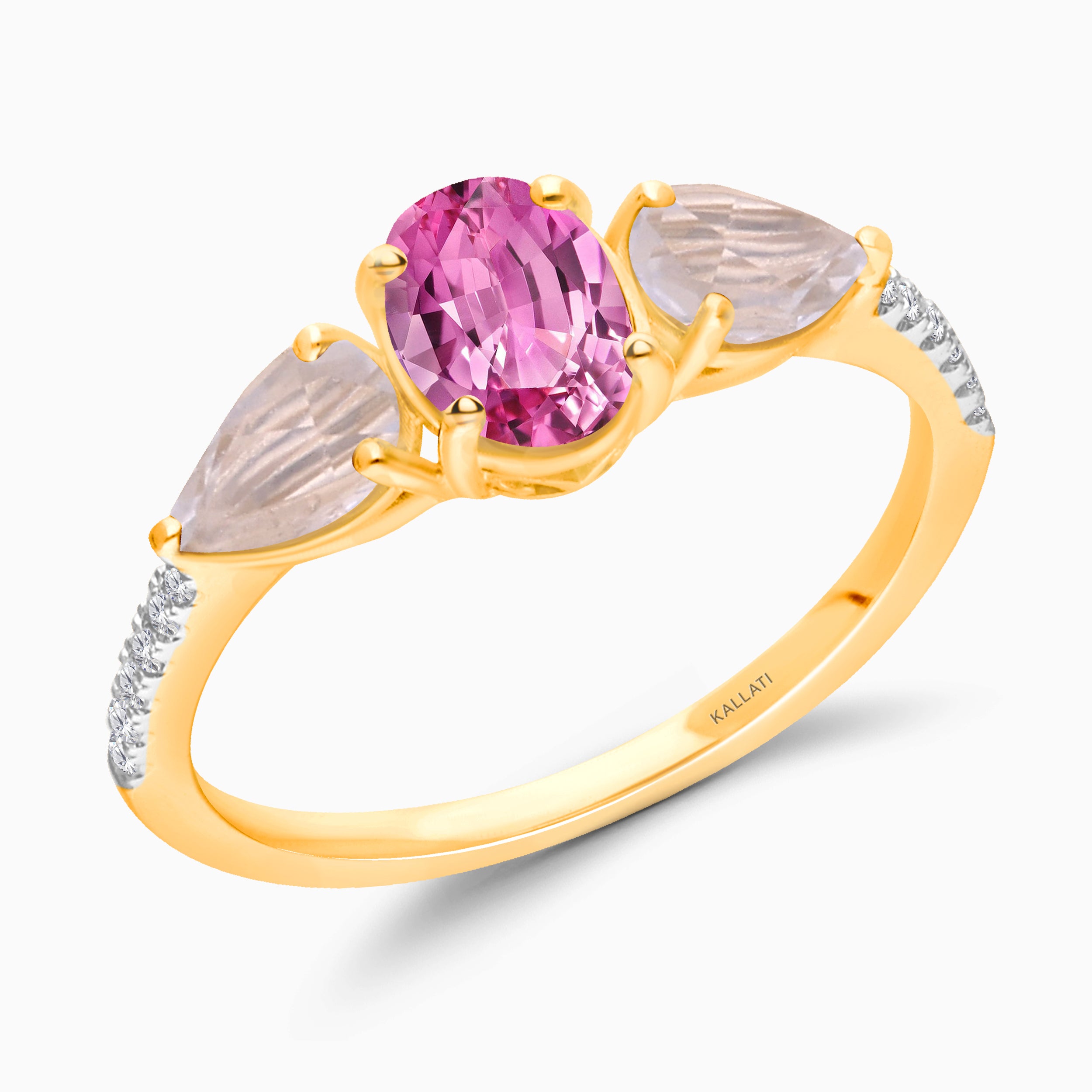 Pretty Petals Sapphire Ring