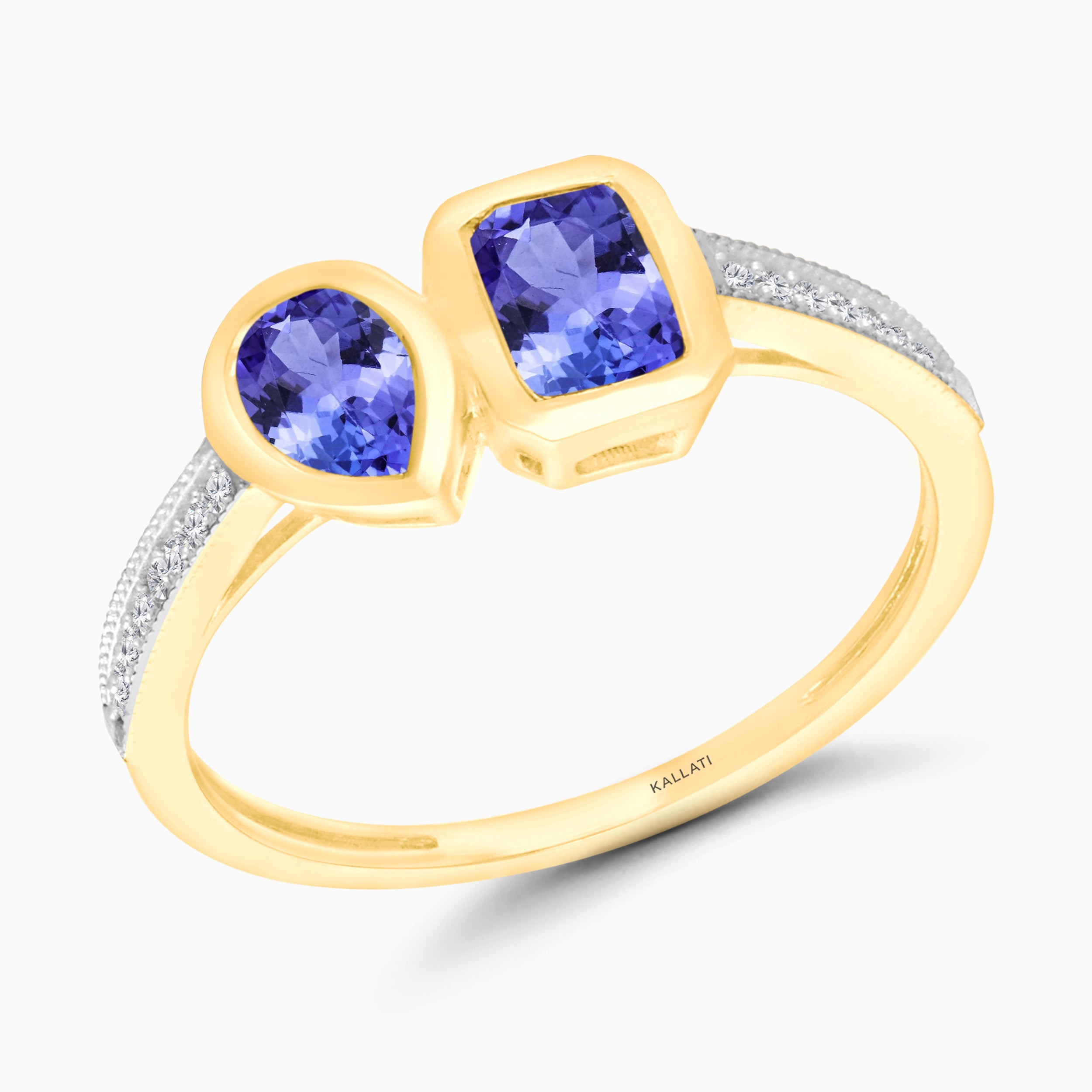 Perfect Pair Tanzanite Ring