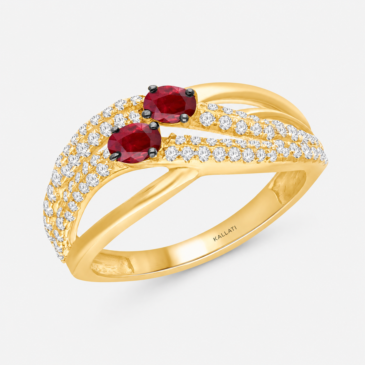 Crimson Halo Band Ruby
