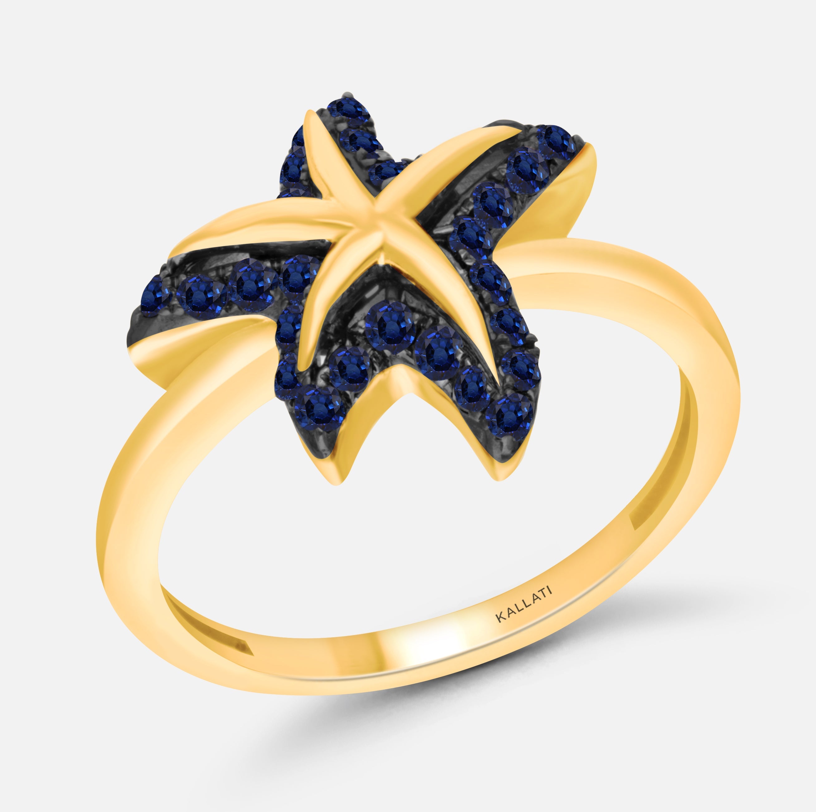 Sapphire & Diamond Starfish Ring Legacy Of The Wild