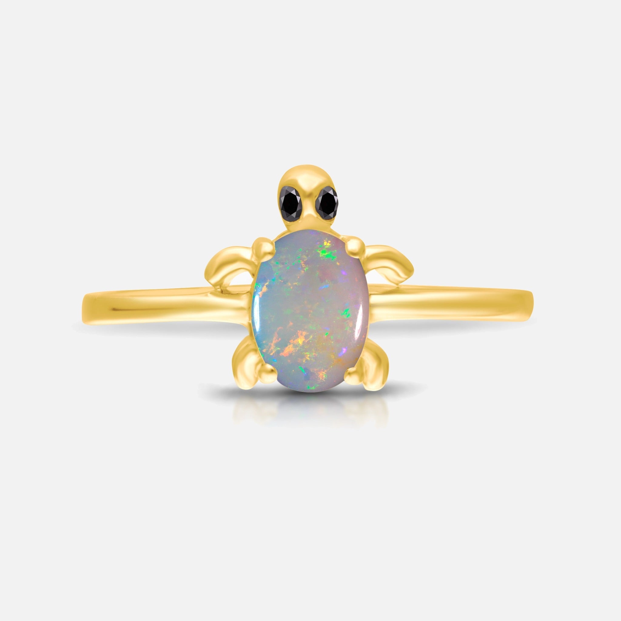 Baby Turtle Opal & Diamond Ring Legacy Of The Wild