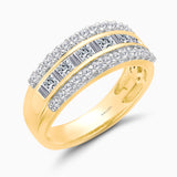 1 CTW Yellow Gold Legendary Diamond Band