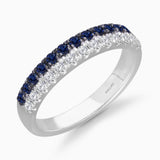 Sapphire and Diamond Band