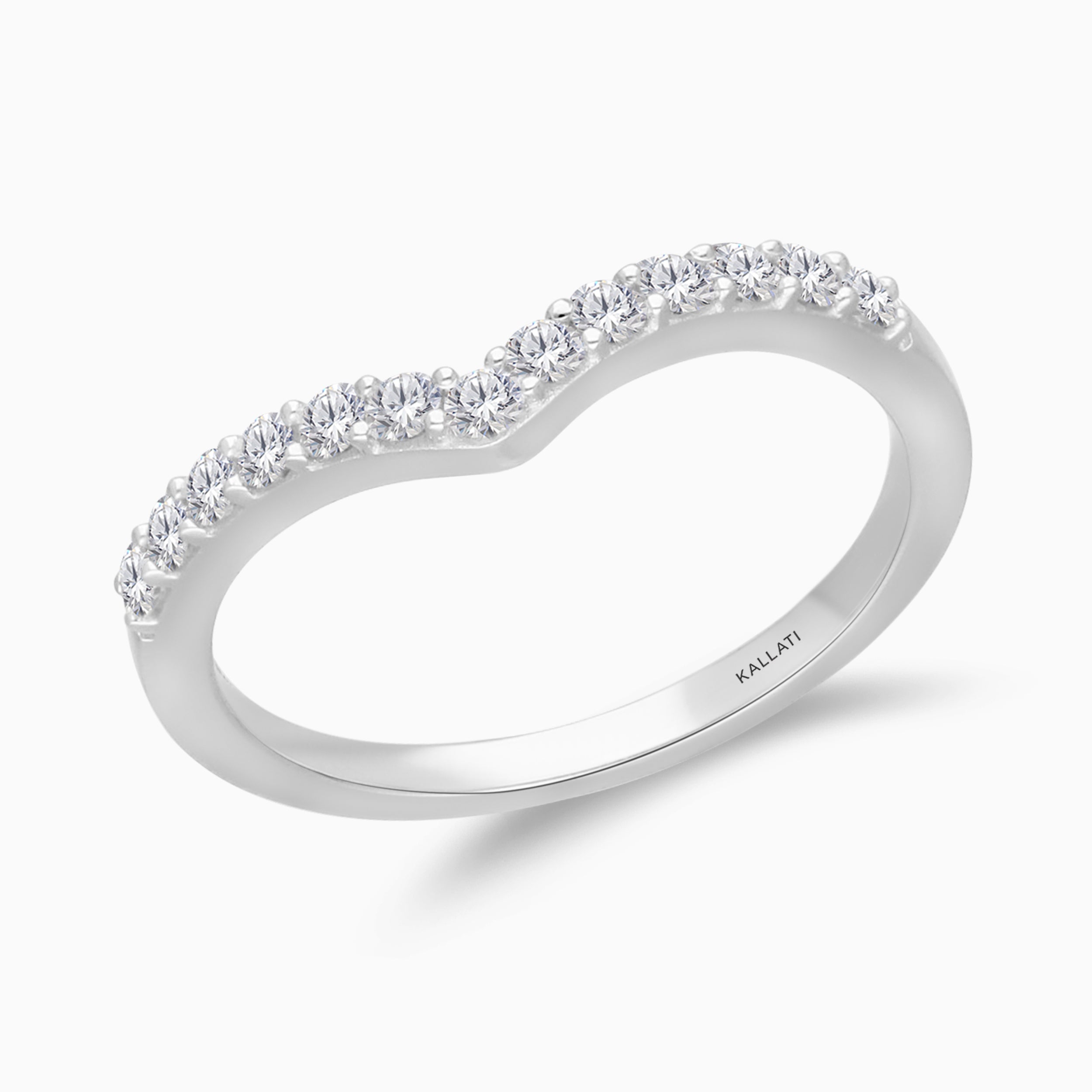 Diamond Wave Ring