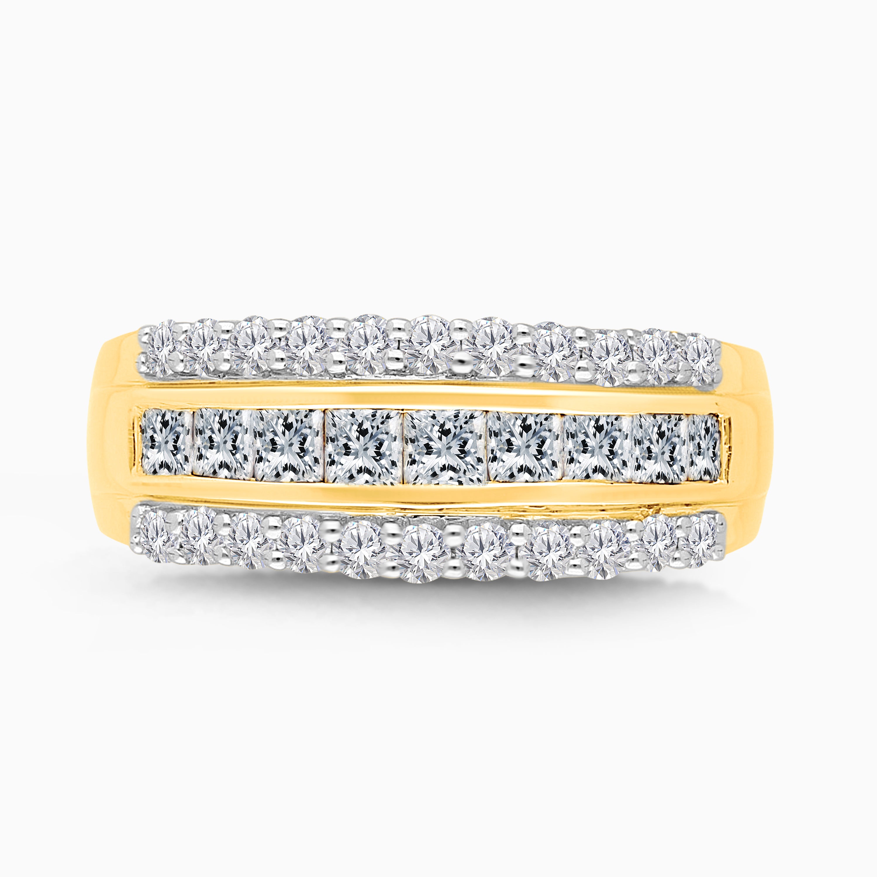1.5 CTW Yellow Gold Legendary Diamond Band