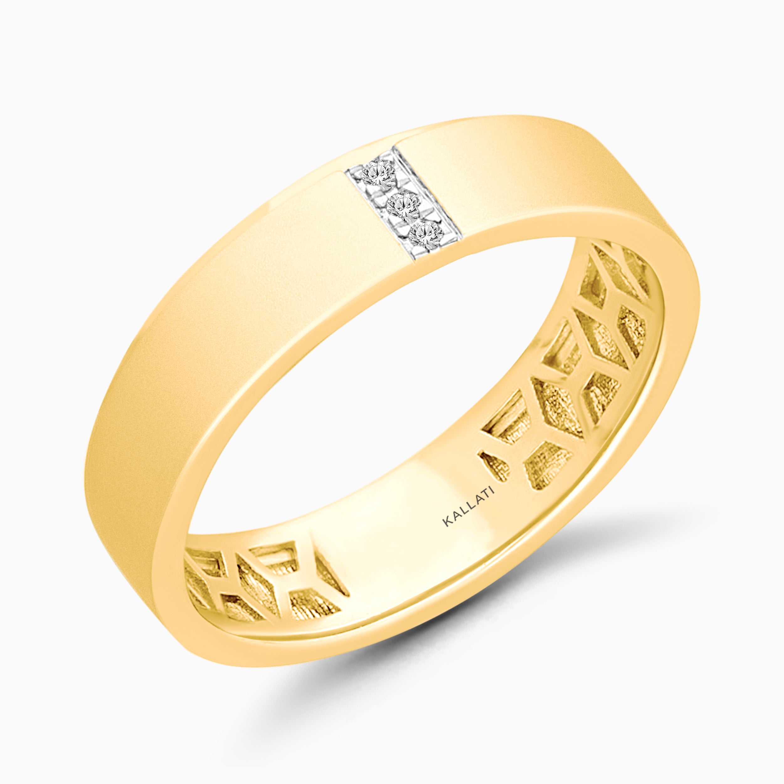 Men's Diamond Split Band