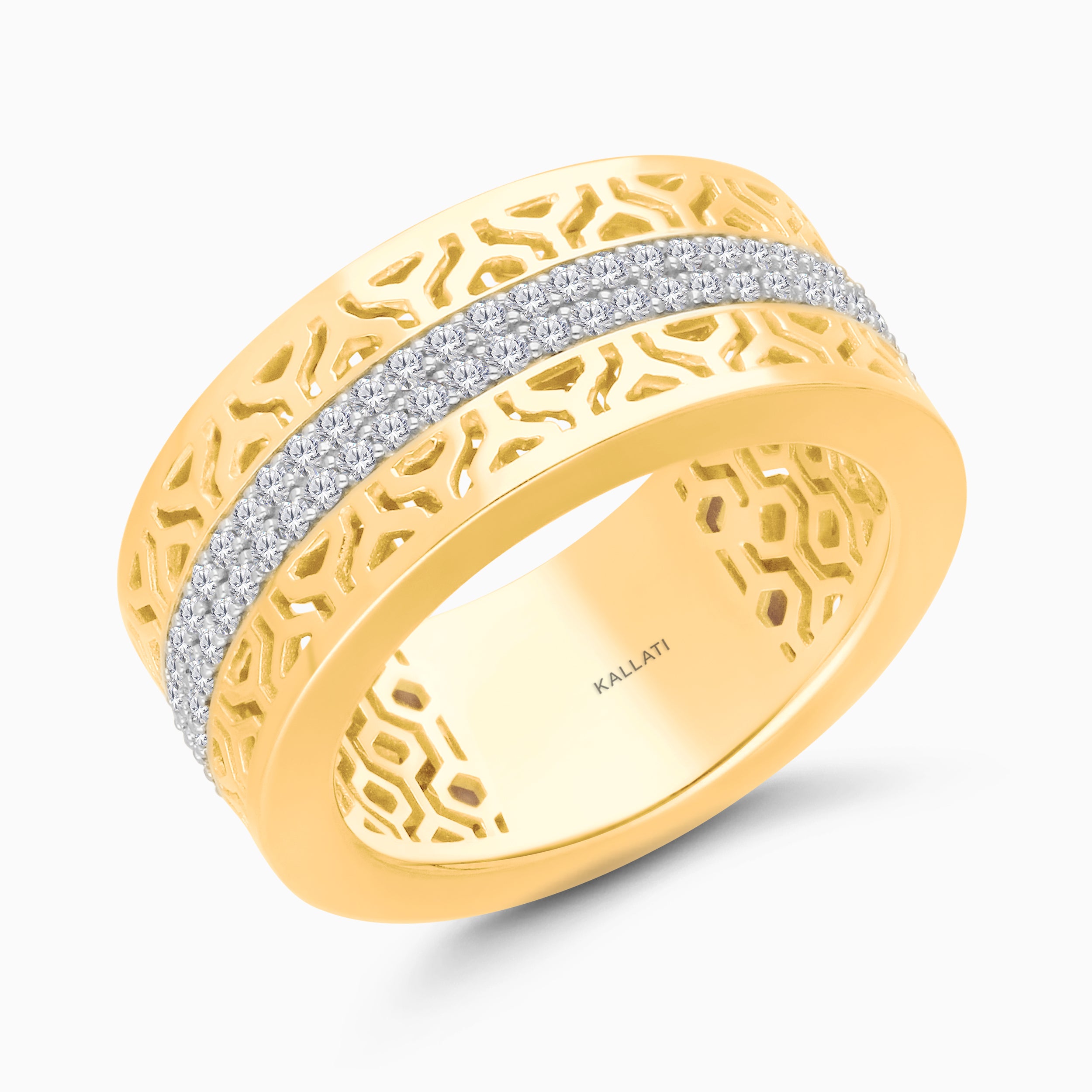 Aztec Duo Diamond Men's Ring