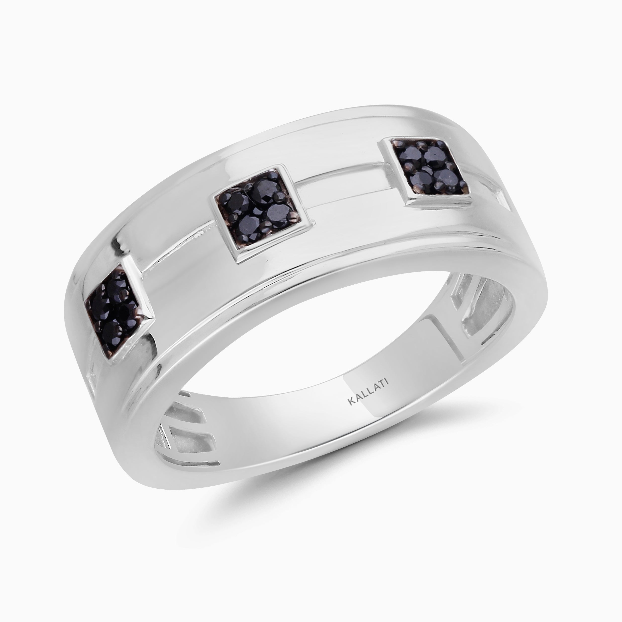 Black Diamond Station Men's Ring