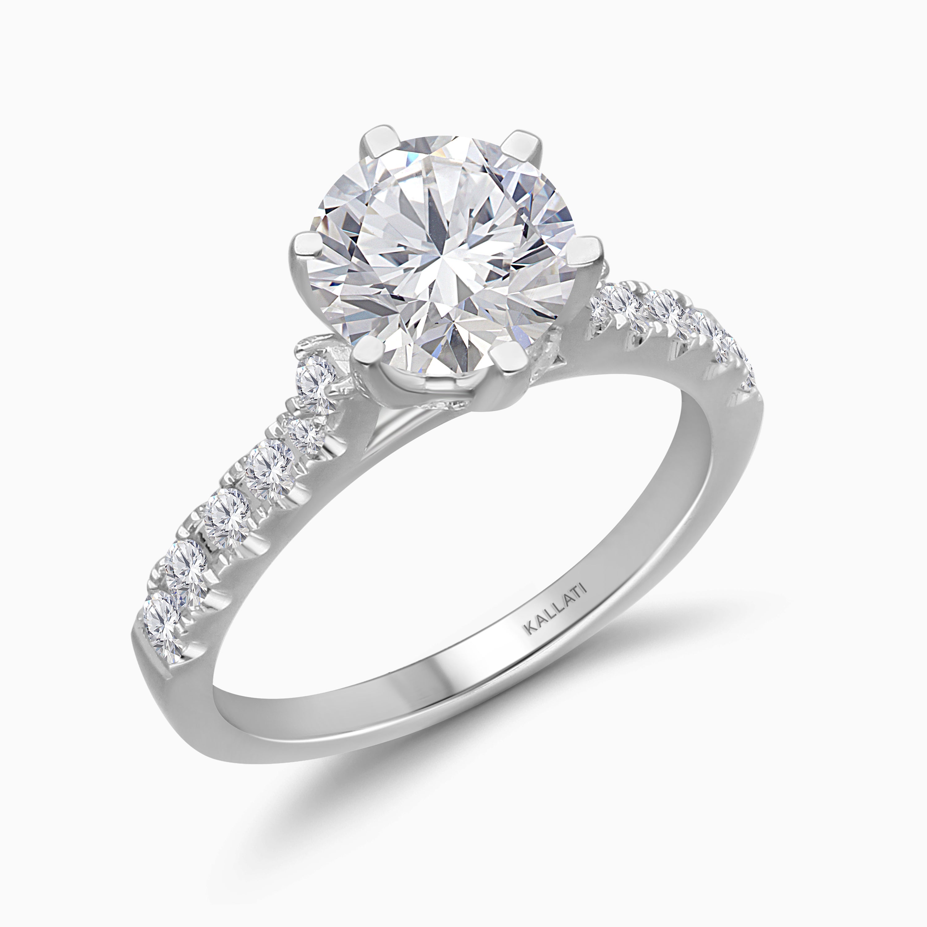 1.85CT Diamond Engagement Ring