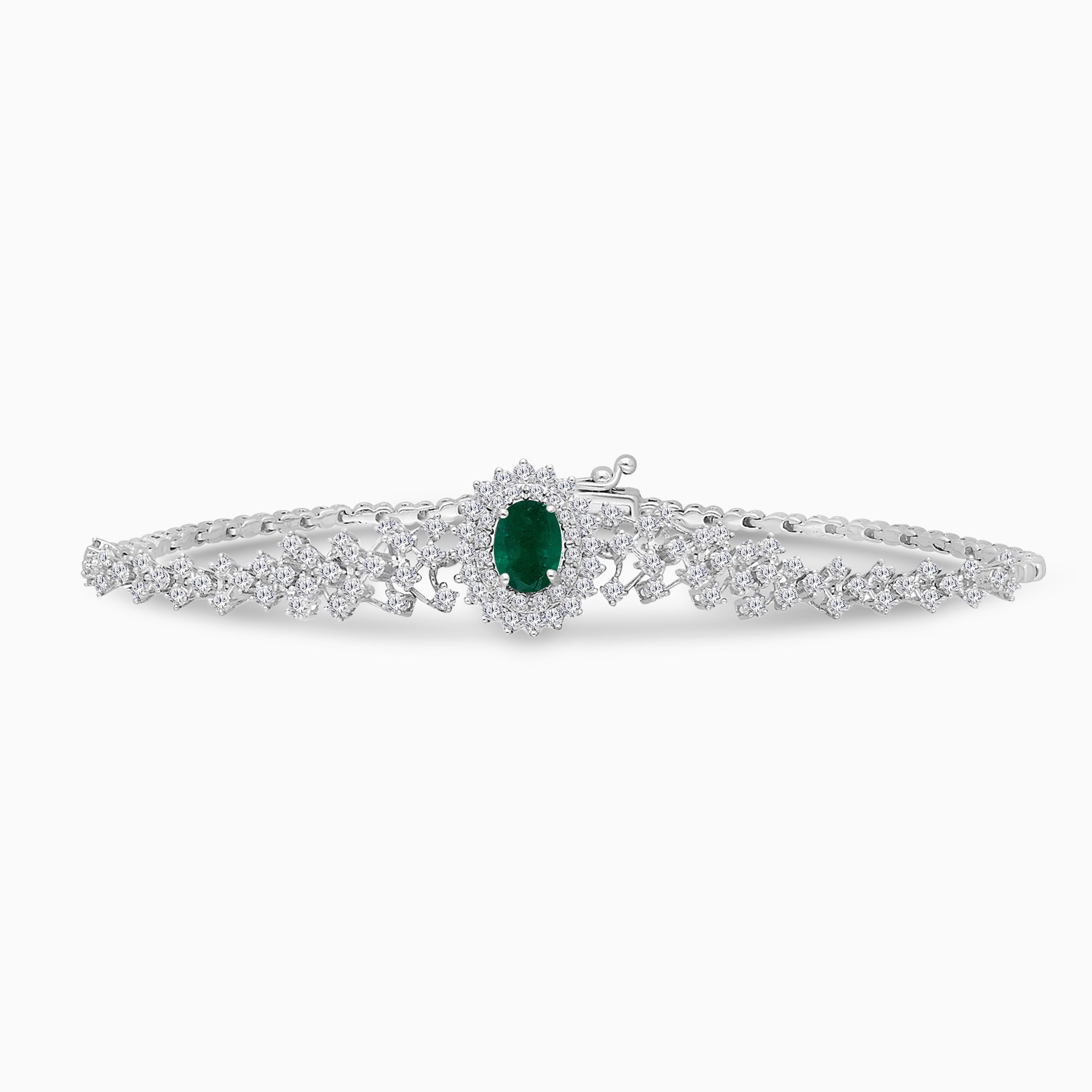 Heirloom Emerald & Diamond Bracelet