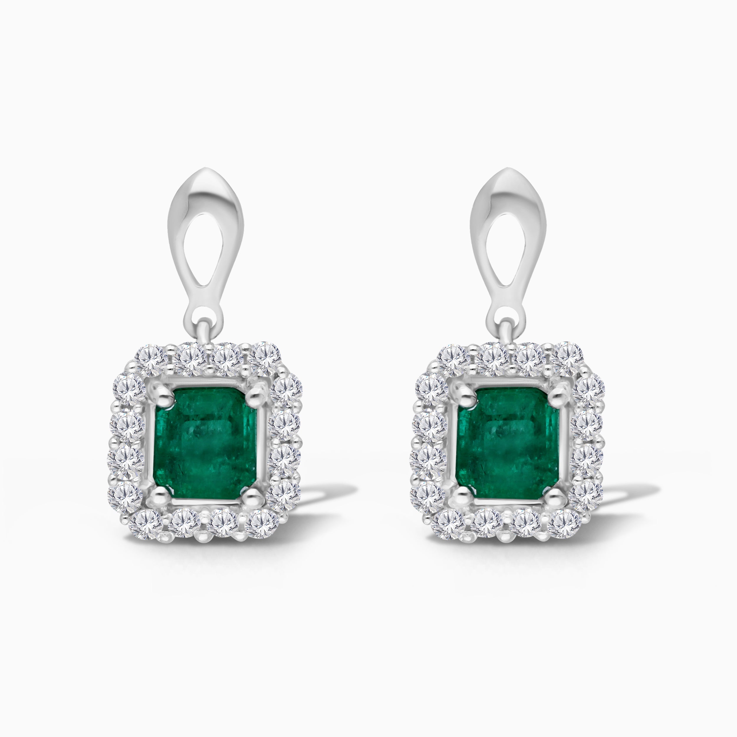Colombian Diamond Drop Earrings
