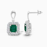 Colombian Diamond Drop Earrings