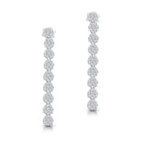 White Gold Diamond Eternal Earrings ETERNAL