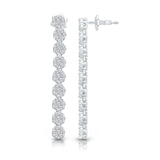 White Gold Diamond Eternal Earrings ETERNAL