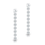 White Gold Diamond Eternal Earrings ETERNAL