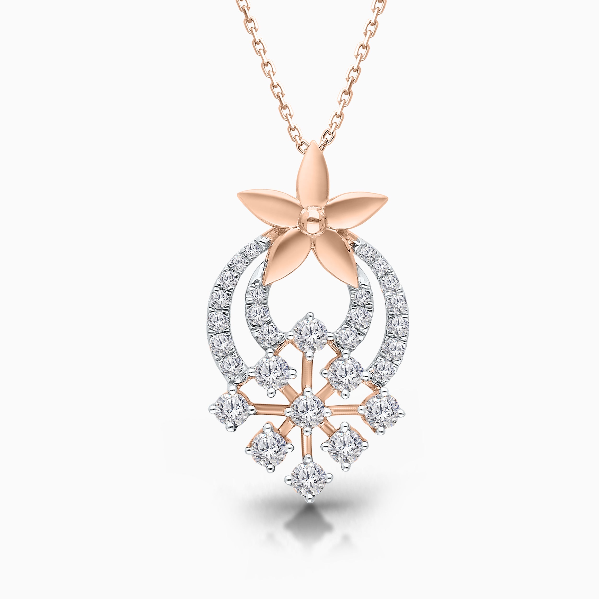 Diamond Star Droplet Pendant