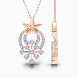 Diamond Star Droplet Pendant