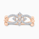Diamond Star Cluster Ring