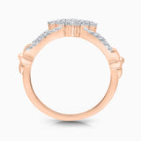 Diamond Star Cluster Ring
