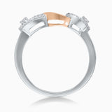 Ring of Circles Dual Tone Diamond Ring