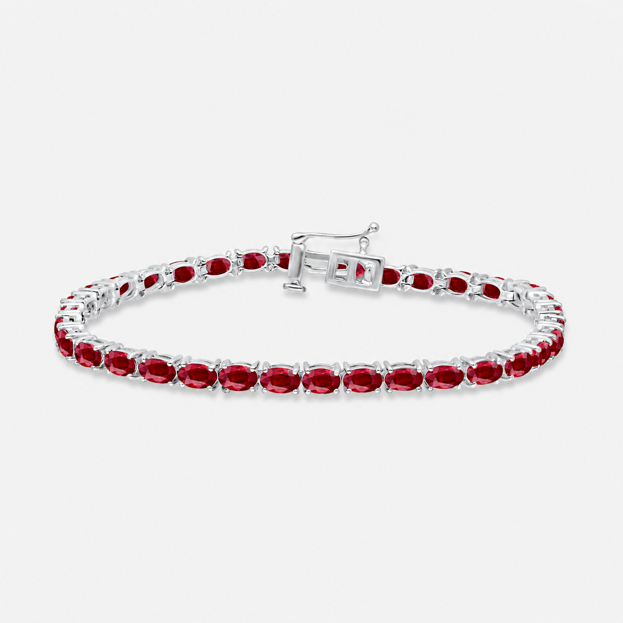 Ruby Tennis Bracelet