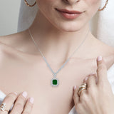 Heirloom Diamond & Emerald Necklace