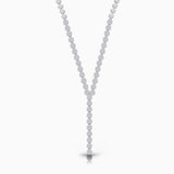 Pave Diamond Tennis Lariat White Diamond