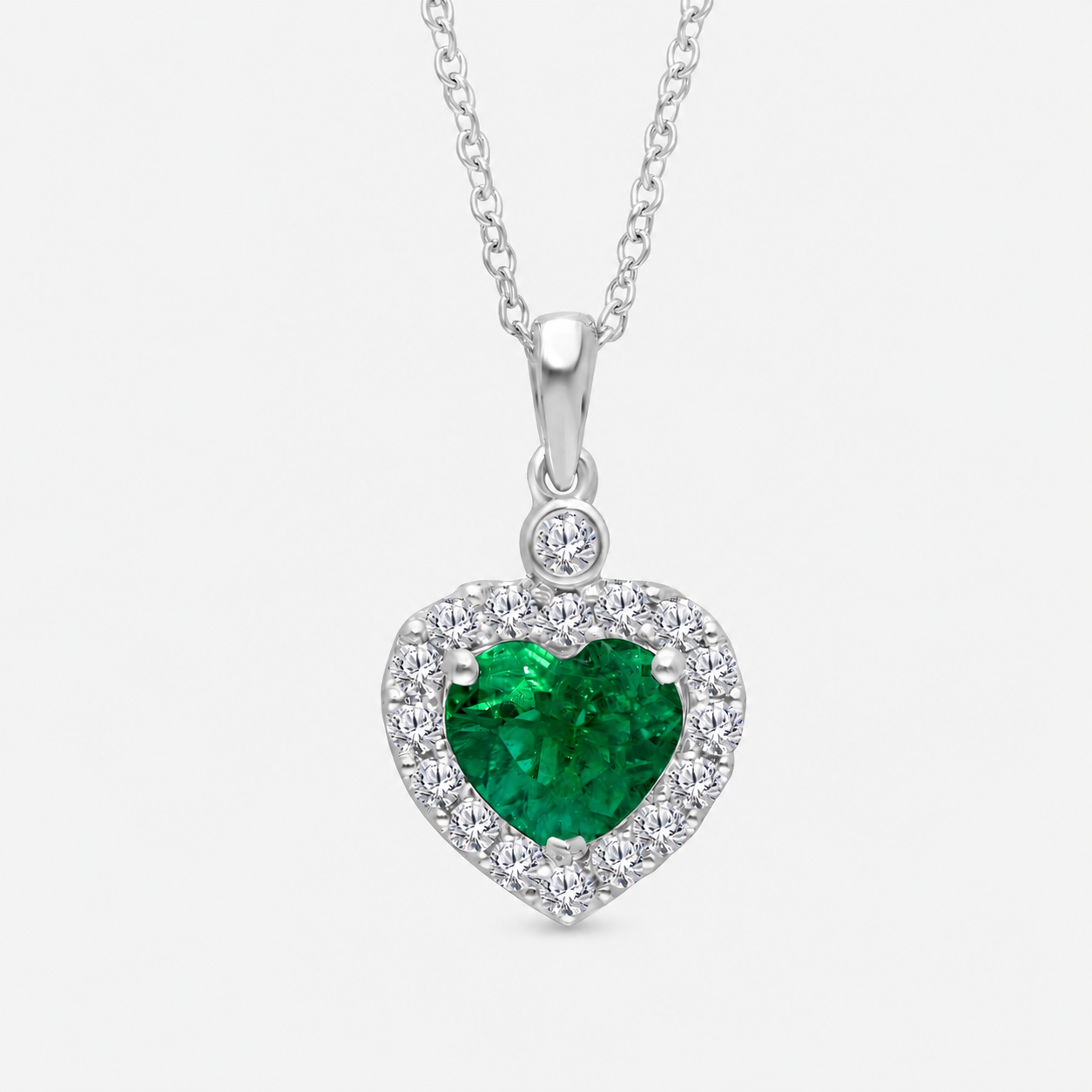 Earth Love Colombian Emerald Necklace Emerald