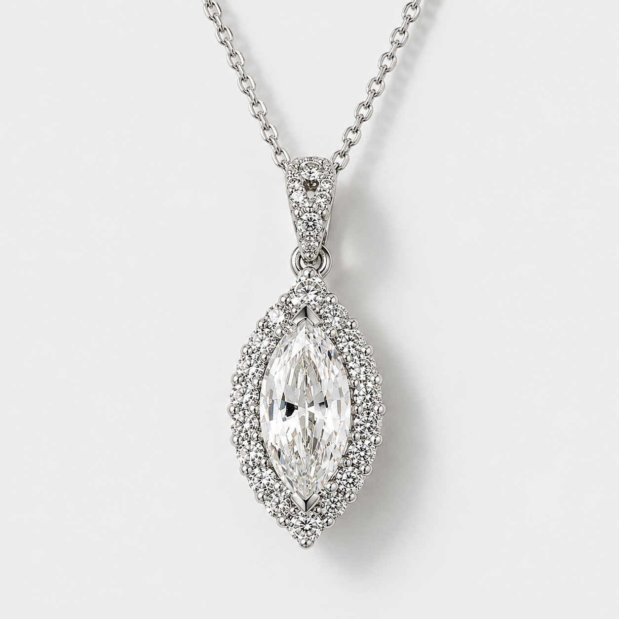 Crystal Oasis Non-Heat Sapphire Necklace