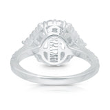 Kallati Eternal Round Halo Diamond Engagement Ring in 14K White Gold ETERNAL