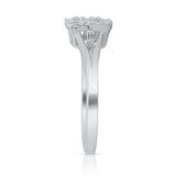 Kallati Eternal Diamond Engagement Ring in 14K White Gold