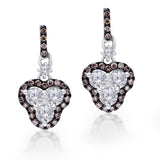 White Gold Coco & White Diamond Eternal Earrings