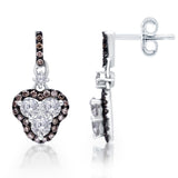 White Gold Coco & White Diamond Eternal Earrings